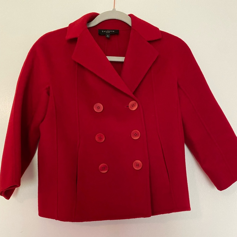 Talbots wool peacoat